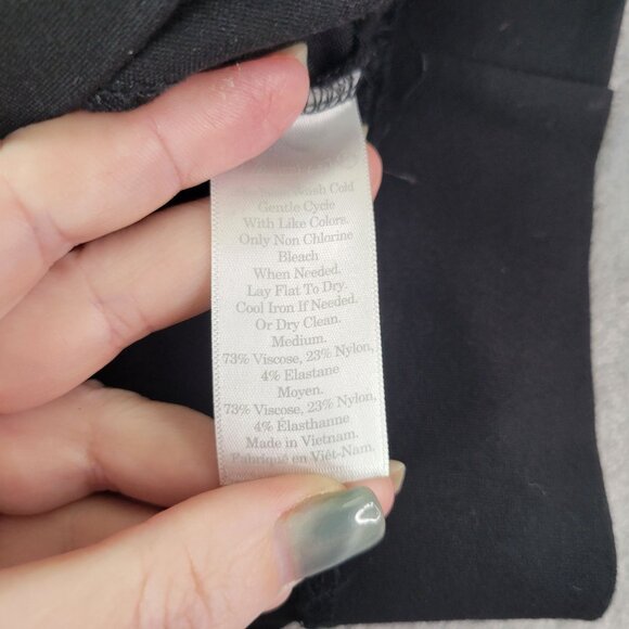 Everlane Womens Black Pencil‎ Skirt M Classic Career Workwear Minimalist sleek - Picture 3 of 6